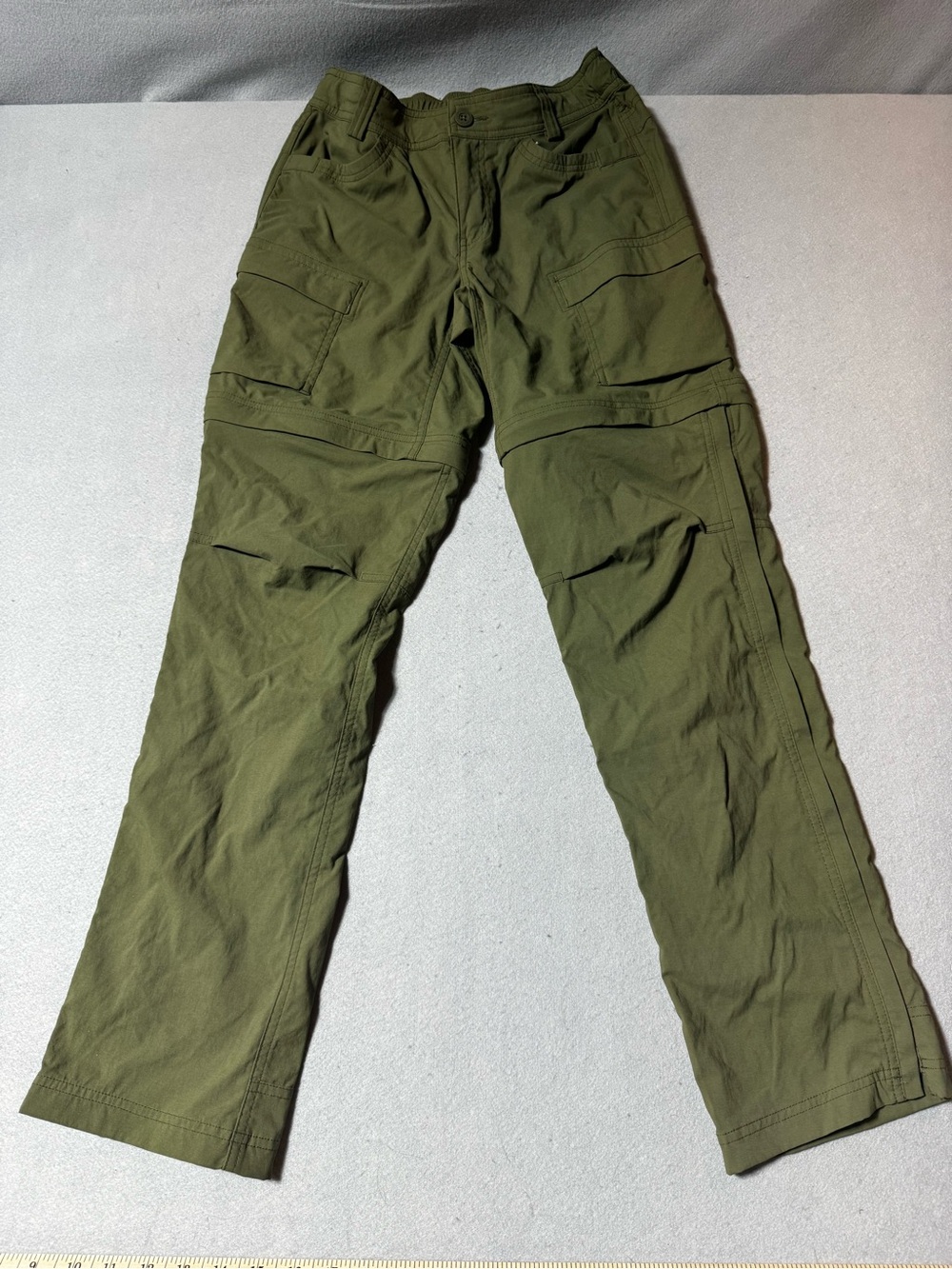 REI Women’s Olive Green Cargo Zip-Off Utility Pants Size 2